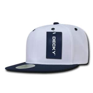 Two Tone Flat Peak Snapback