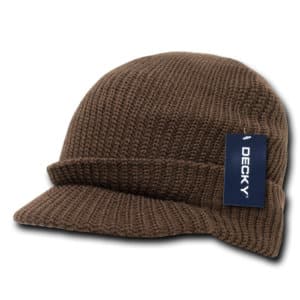 GI Jeep Cap Beanie - Brown