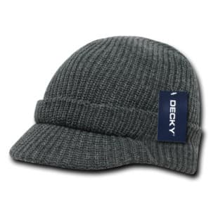 GI Jeep Cap Beanie - Heather Charcoal