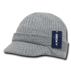 GI Jeep Cap Beanie - Heather Grey