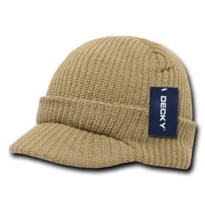 GI Jeep Cap Beanie - Khaki