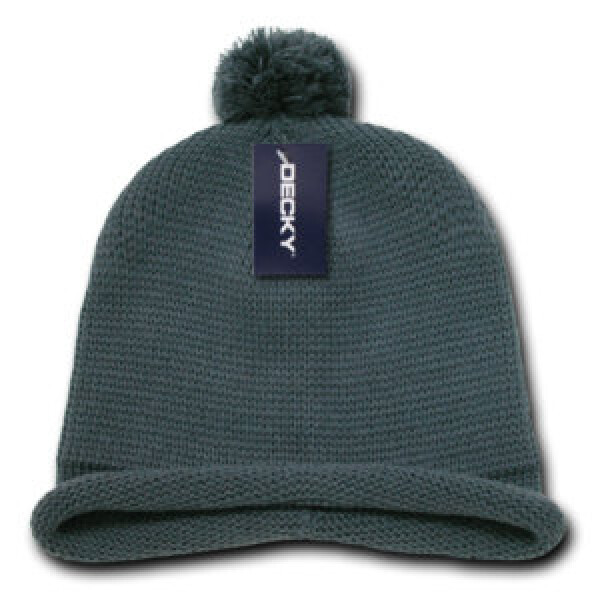 Solid Roll Up Beanie