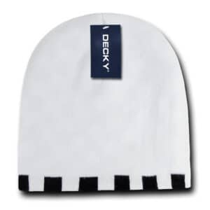 Checkered Reversible Beanie