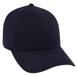 Brushed Stretch Cotton Twill Cap Navy