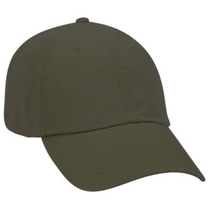 Deluxe Washed Cotton Twill Cap Dark Olive Green