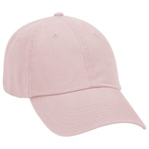 Deluxe Washed Cotton Twill Cap Soft Pink