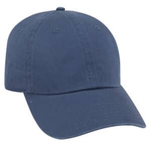 Garment Wash Combed Cotton Twill Cap Royal