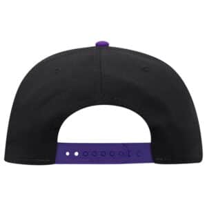 Six Panel Cotton Twill Flat Cap Back