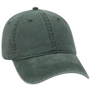 Six Panel Low Profile Cap Dark Green