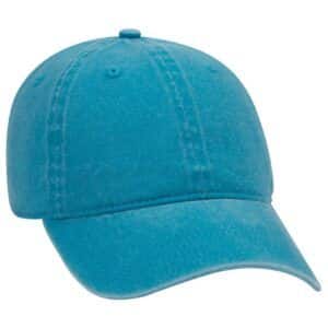 Six Panel Low Profile Cap Lake Blue