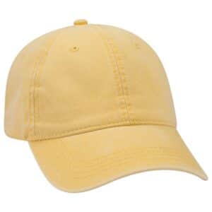 Six Panel Low Profile Cap Yellow