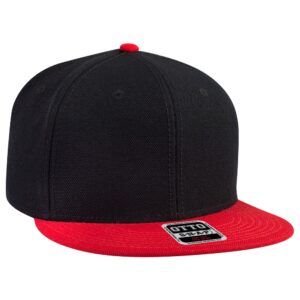 Six Panel Promo Cap Red Black Black