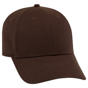 Superior Cotton Twill Cap Brown