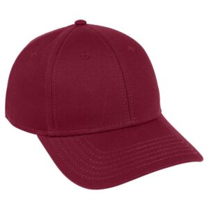 Superior Cotton Twill Cap Burgundy
