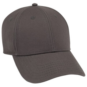 Superior Cotton Twill Cap Charcoal Grey