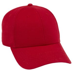 Superior Cotton Twill Cap Red