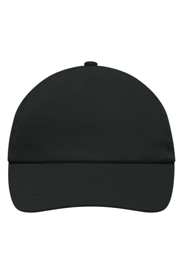 A dark green 5 panel cap with a curved brim and a logo on the front.