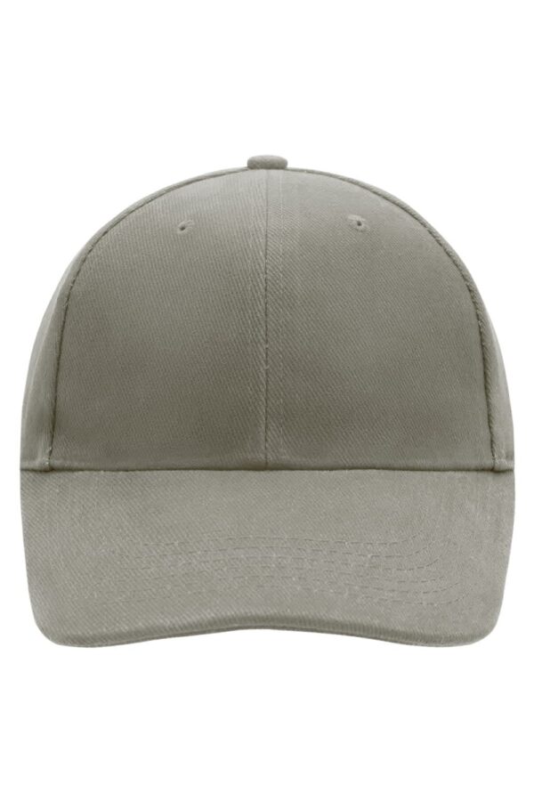 A low-profile six-panel cap in a muted green colour with a flat brim and no visible logos.