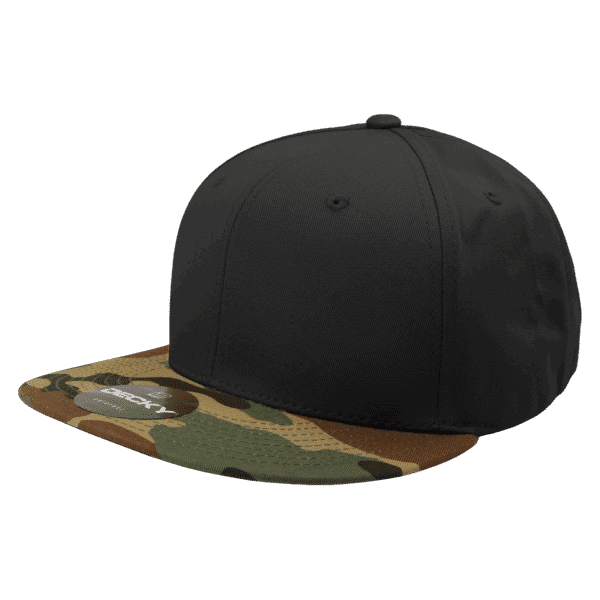 6 Panel High Profile Structured Camo Snapback C3-1047-DKY