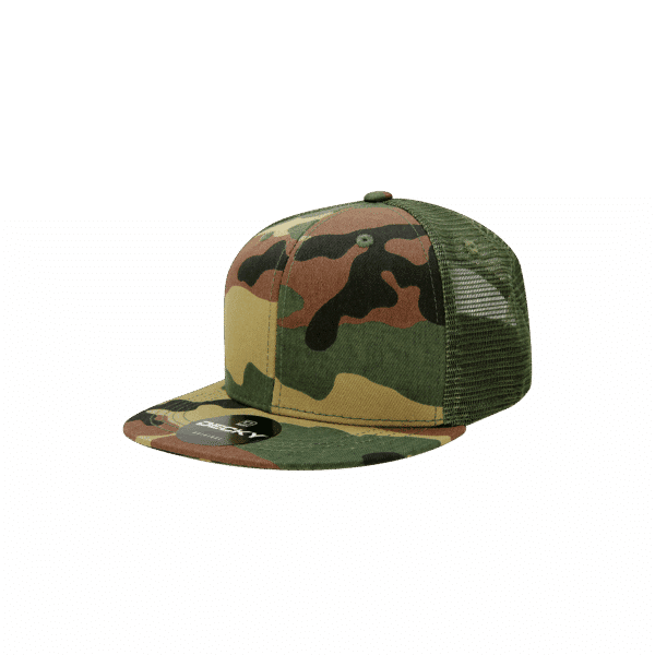 Youth 6 Panel High Profile Structured Trucker C3-5010-DKY