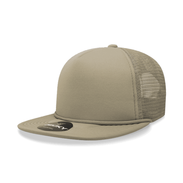 5 Panel High Profile Structured Foam Trucker C3-6026-DKY