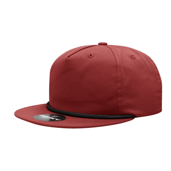 5 Panel High Profile Relaxed Rope Hat C3-6042-DKY