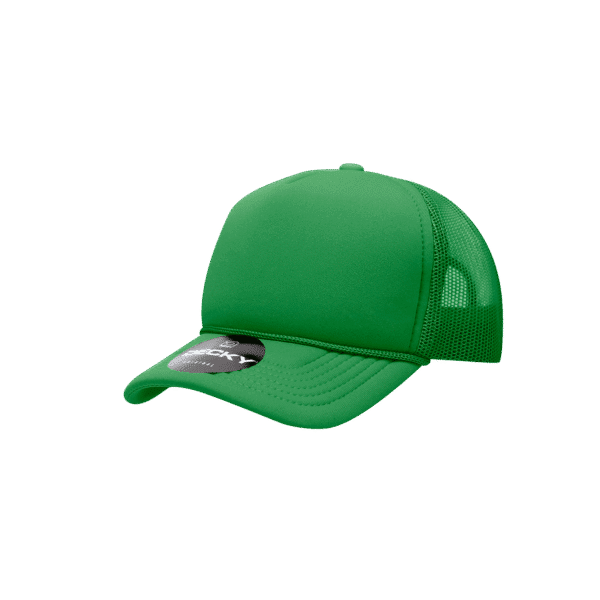 Youth 5 Panel Mid Profile Structured Foam Trucker C3-7010-DKY
