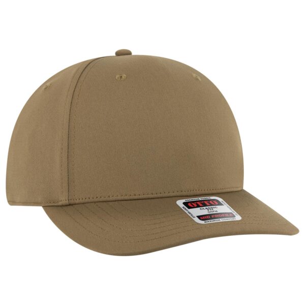 Seamless 6 Panel Mid Profile Baseball Cap C3-270-1