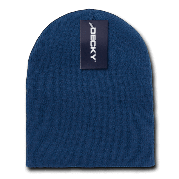 Acrylic Short Knit Caps C3-KCSP-DKY