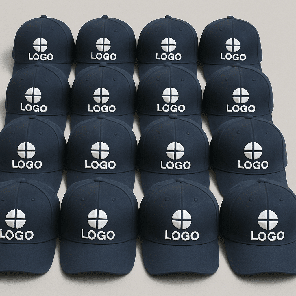 A Bulk order of promotional caps 