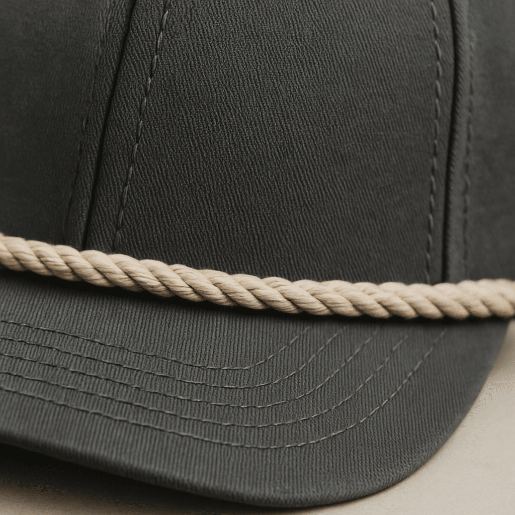 2025 cap trends | cap with rope trim